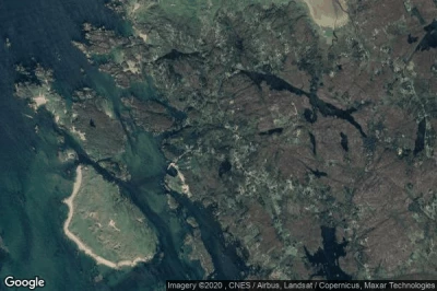 Vue aérienne de Burtonport