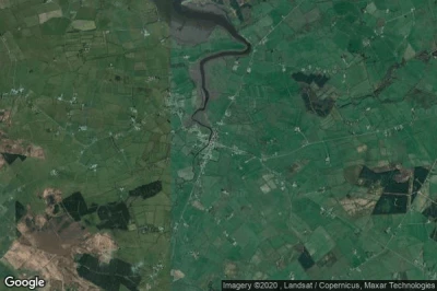 Vue aérienne de Ballylongford
