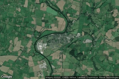 Vue aérienne de Bagenalstown