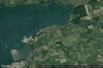 Vue aérienne de Aghada