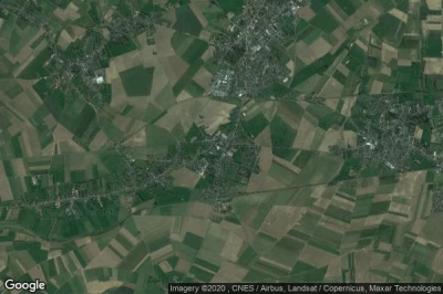 Vue aérienne de Woincourt
