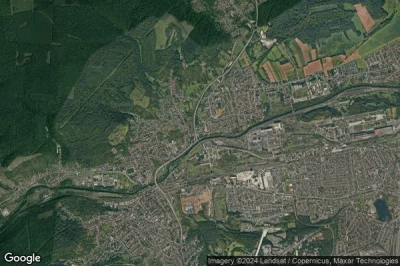 Vue aérienne de Vitry-sur-Orne