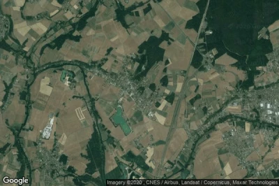Vue aérienne de Villiers-sur-Loir