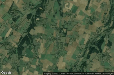 Vue aérienne de Villers-en-Ouche