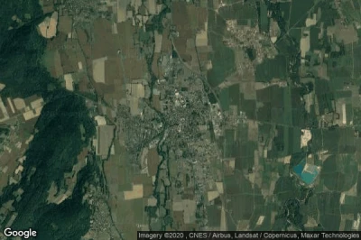 Vue aérienne de Vic-en-Bigorre