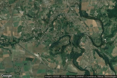 Vue aérienne de Veyre