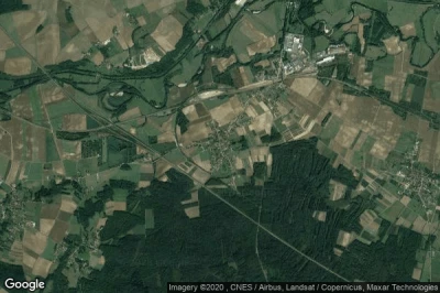 Vue aérienne de Vergigny