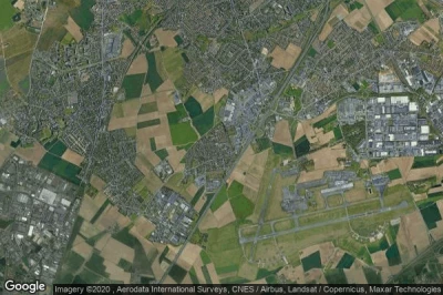 Vue aérienne de Vendeville
