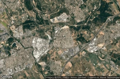 Vue aérienne de Vendargues