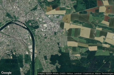 Vue aérienne de Vaux-le-Pénil