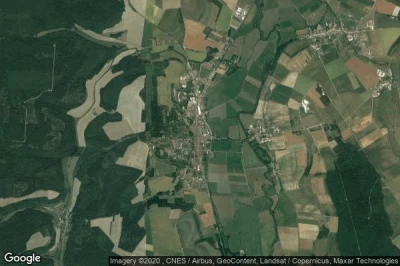 Vue aérienne de Vaucouleurs