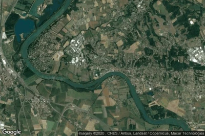 Vue aérienne de Trevoux