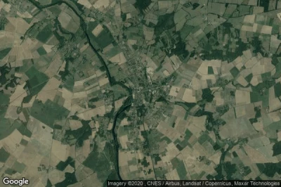 Vue aérienne de Tournon-Saint-Martin