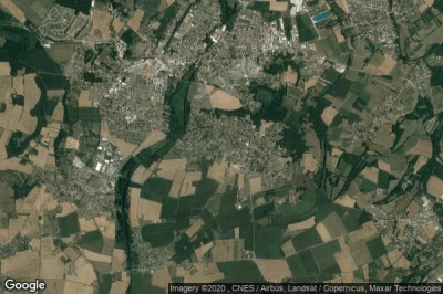 Vue aérienne de Tignieu-Jameyzieu