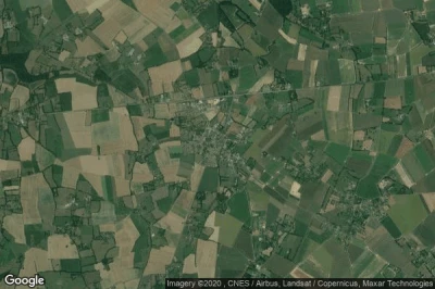 Vue aérienne de Thiberville