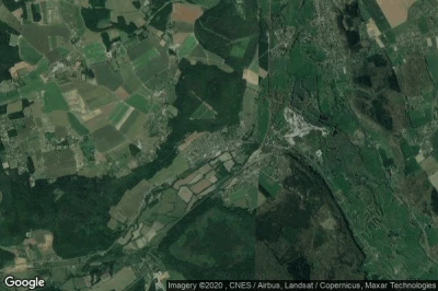 Vue aérienne de Serquigny