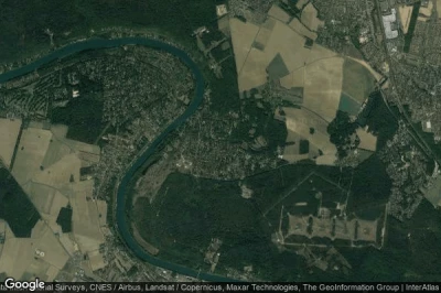 Vue aérienne de Seine-Port