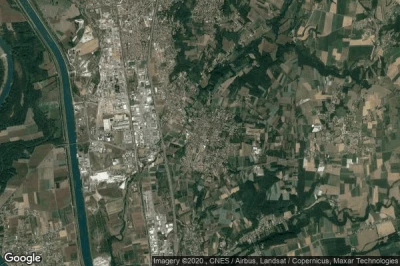 Vue aérienne de Salaise-sur-Sanne