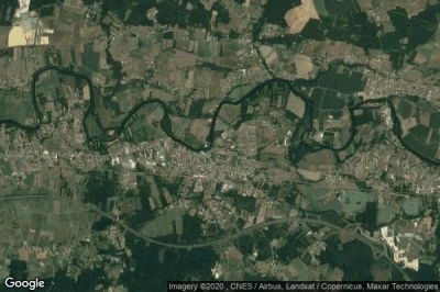 Vue aérienne de Saint-Seurin-sur-lIsle