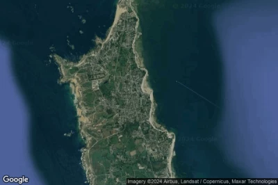 Vue aérienne de Saint-Pierre-Quiberon