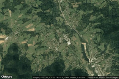 Vue aérienne de Saint-Michel-sur-Meurthe