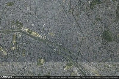 Vue aérienne de Paris Saint-Merri