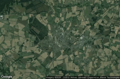 Vue aérienne de Saint-Meen-le-Grand