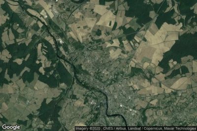 Vue aérienne de Saint-Marcel