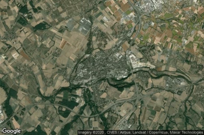 Vue aérienne de Saint-Julien-en-Genevois