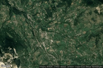 Vue aérienne de Saint-Bonnet-en-Champsaur