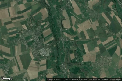 Vue aérienne de Saint-Aubin-sur-Scie
