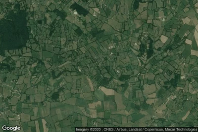 Vue aérienne de Saint-Aubin-Lébizay