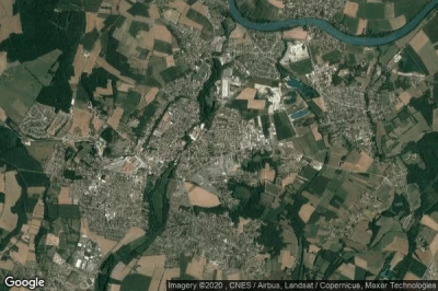 Vue aérienne de Pont-de-Cheruy