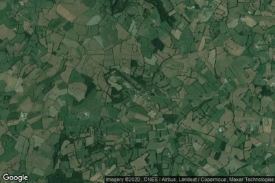 Vue aérienne de Pervenchères