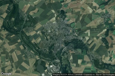Vue aérienne de Péronne