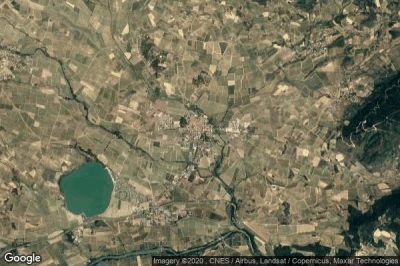 Vue aérienne de Olonzac