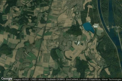 Vue aérienne de Obenheim