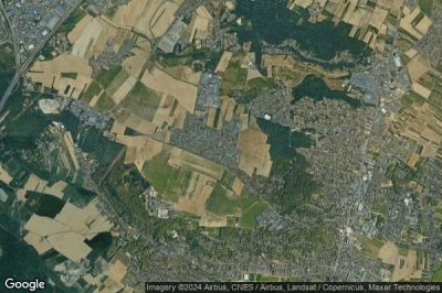 Vue aérienne de Nozay