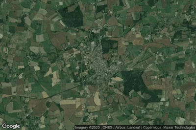 Vue aérienne de Nozay