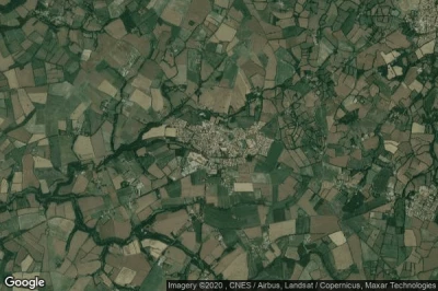Vue aérienne de Nieul-le-Dolent