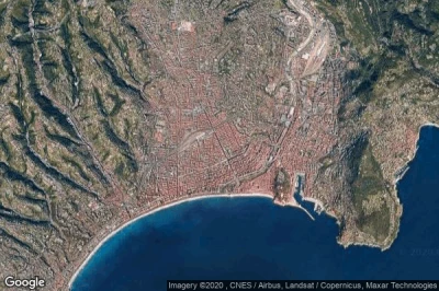 Vue aérienne de Nice