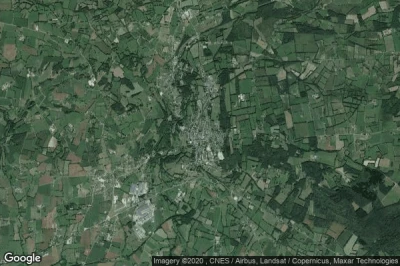 Vue aérienne de Mortain