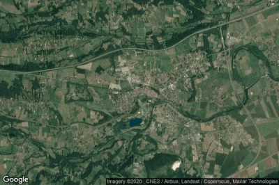 Vue aérienne de Montrejeau