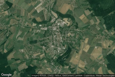 Vue aérienne de Mirecourt
