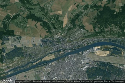 Vue aérienne de Meulan-en-Yvelines