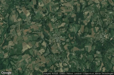 Vue aérienne de Meslan