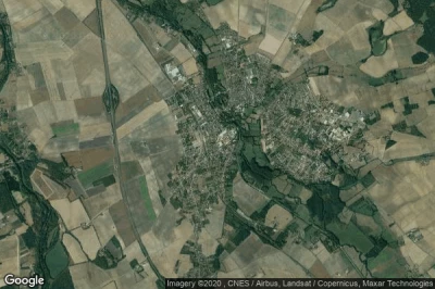 Vue aérienne de Mehun-sur-Yevre