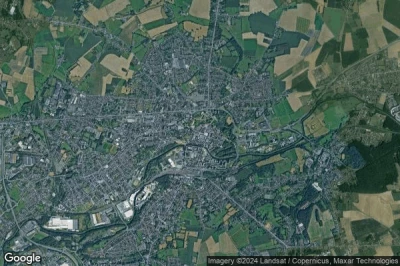 Vue aérienne de Maubeuge