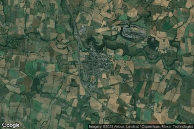 Vue aérienne de Martigne-Ferchaud