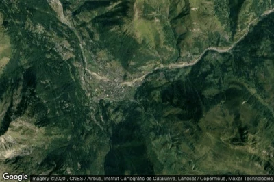 Vue aérienne de Luz-Saint-Sauveur
